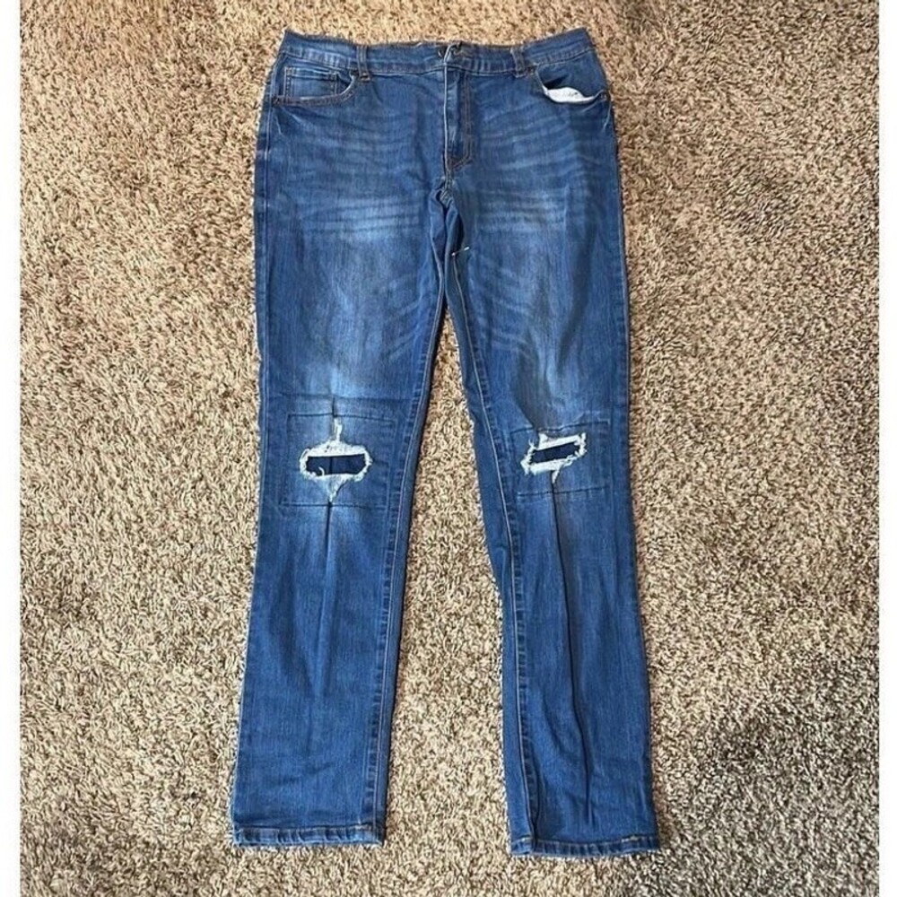 Epic Threads Slim Straight‎ Blue Denim boys Jeans Size 20